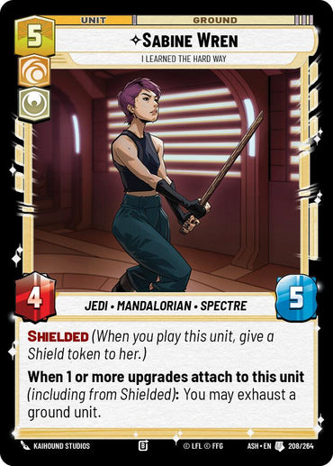 Sabine Wren - I Learned the Hard Way (208/264) (208/264) [Ashes of the Empire]