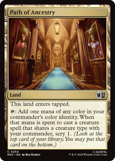 Path of Ancestry (Surge Foil) [Marvel Super Heroes Commander]