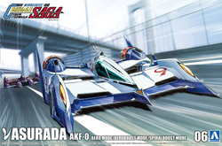 Aoshima 1/24 Cyber Formula New Asurada AKF-0 Aero Mode/Aeroboost Mode/Spiralboost Mode