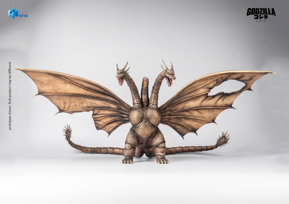EXQUISITE BASIC SERIES NONE SCALE 10 INCH GODZILLA VS. KING GHIDORAH KING GHIDORAH BATTLE DAMAGED VER. ACTION FIGURE