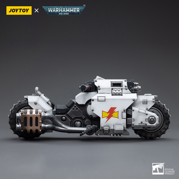 Joy Toy White Scars Raider-pattern Combat Bike