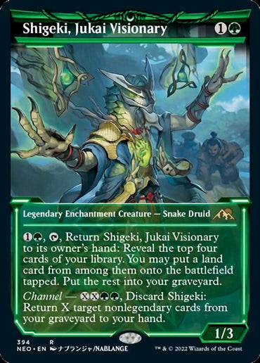 Shigeki, Jukai Visionary (Showcase Soft Glow) [Kamigawa: Neon Dynasty]