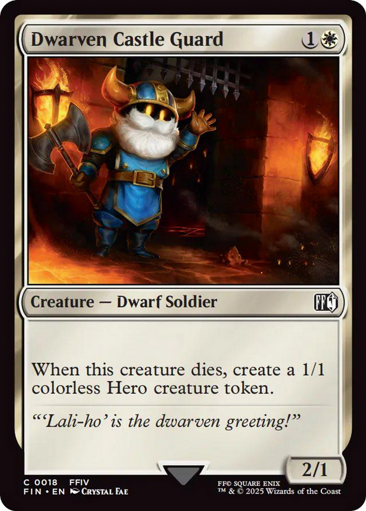 Dwarven Castle Guard [FINAL FANTASY]