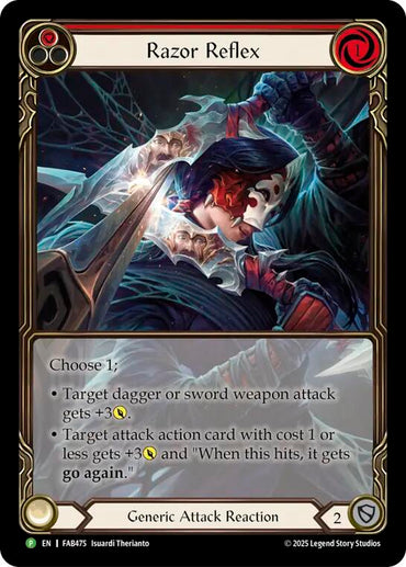 Razor Reflex (Red) [FAB475] (Promo)  Rainbow Foil