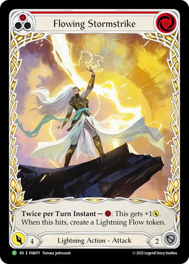 Flowing Stormstrike [FAB471] (Promo)  Rainbow Foil