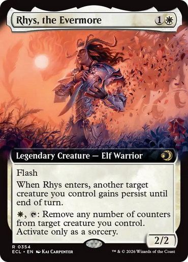 Rhys, the Evermore (Extended Art) [Lorwyn Eclipsed]