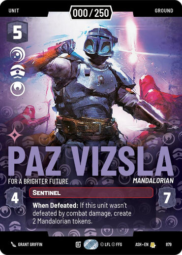 Paz Vizsla - For a Brighter Future (879) (Serialized) (879) [Ashes of the Empire]
