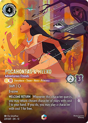 Pocahontas & Meeko - Adventurous Friends (Enchanted) (227/207) [Attack of the Vine!]