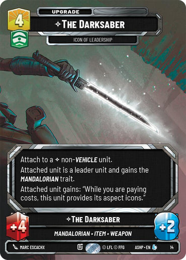 The Darksaber - Icon of Leadership (14) (14) [Ashes of the Empire Weekly Play Promos]