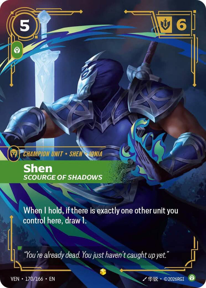 Shen - Scourge of Shadows (Overnumbered)