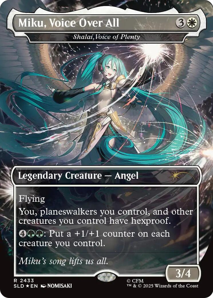 Miku, Voice Over All - Shalai, Voice of Plenty [Secret Lair Drop Series]