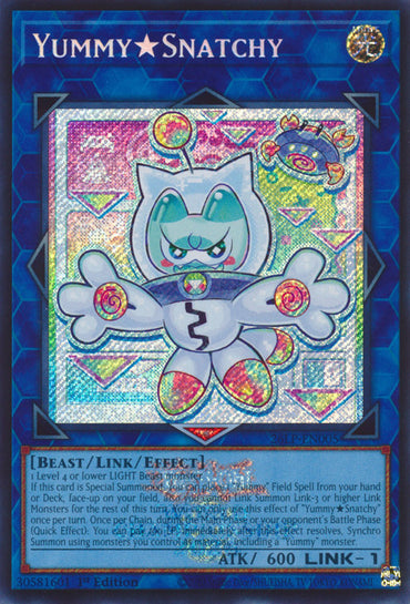 YummySnatchy (Emblazoned Secret Rare) [26LP-EN005] Secret Rare