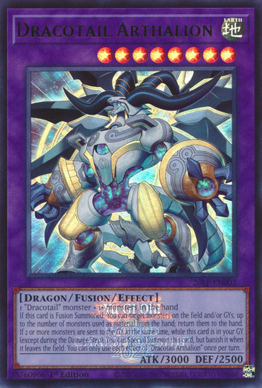 Dracotail Arthalion (Emblazoned) [26LP-EN003] Ultra Rare