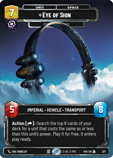 Eye of Sion - Delivered from Exile (227) (Foil) (227) [Sector and Regional Promos: Season 2]