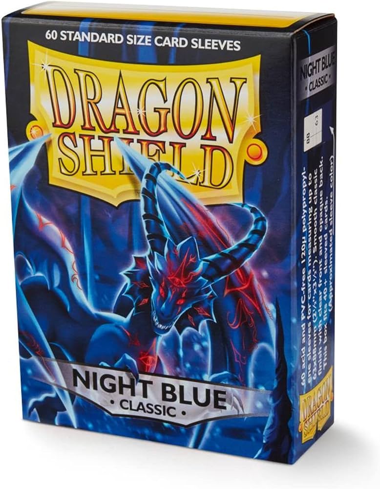 DRAGON SHIELD SLEEVES CLASSIC NIGHT BLUE 60CT