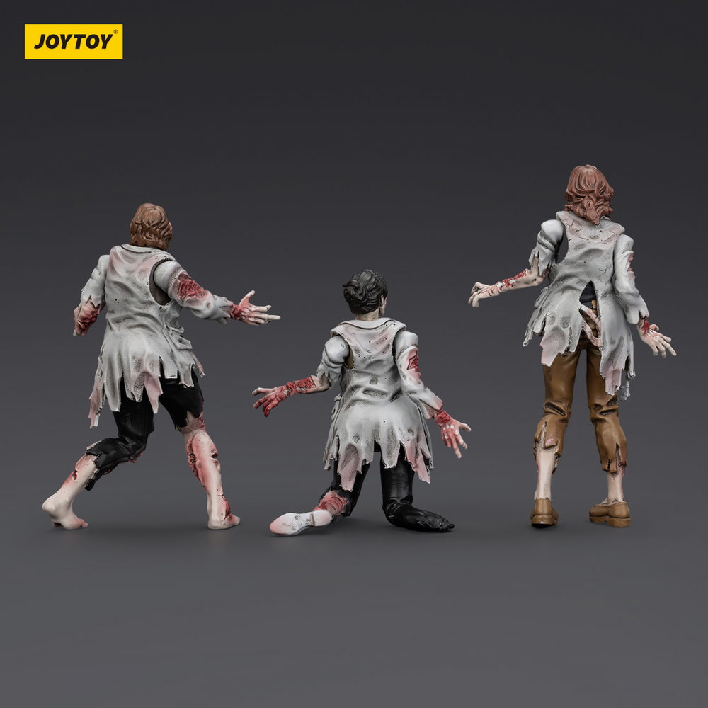 JOYTOY DARK SOURCE ZOMBIE FIGURE SCIENTISTS (FEMALE)