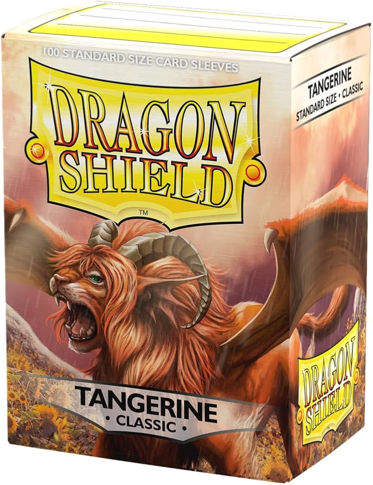 DRAGON SHIELD SLEEVES CLASSIC TANGERINE 100CT