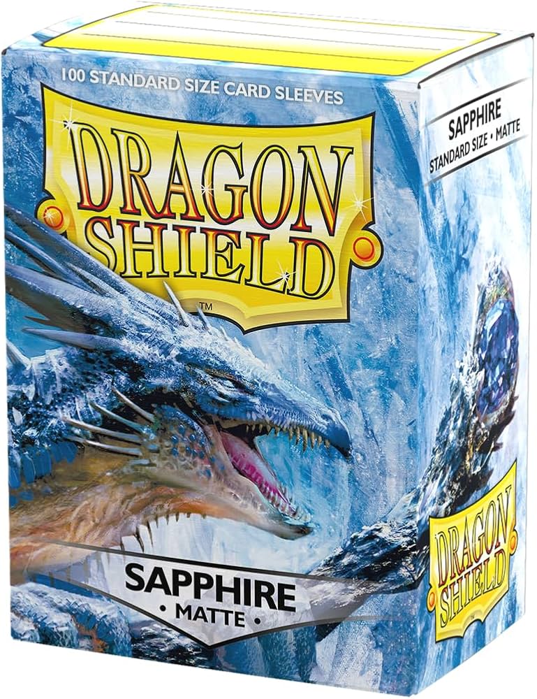 DRAGON SHIELD SLEEVES MATTE SAPPHIRE 100CT