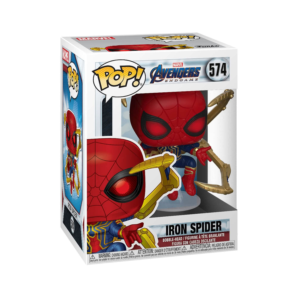 POP MARVEL ENDGAME IRON SPIDER W/ NANO GAUNTLET