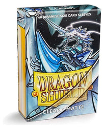 DRAGON SHIELD SLEEVES JAPANESE MATTE CLEAR 60CT