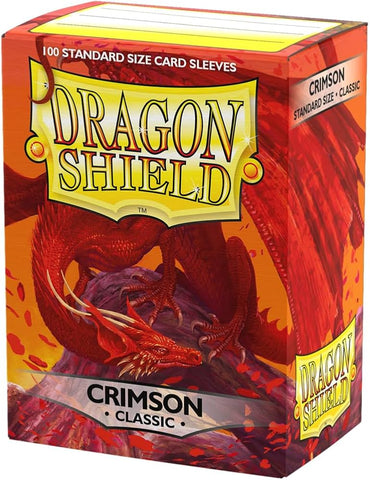 DRAGON SHIELD SLEEVES CLASSIC CRIMSON 100CT