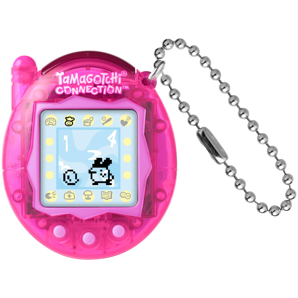 TRANSLUCENT PINK TAMAGOTCHI CONNECTION DIGITAL PET