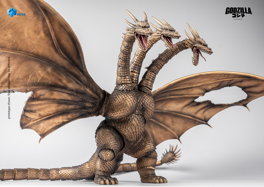 EXQUISITE BASIC SERIES NONE SCALE 10 INCH GODZILLA VS. KING GHIDORAH KING GHIDORAH BATTLE DAMAGED VER. ACTION FIGURE