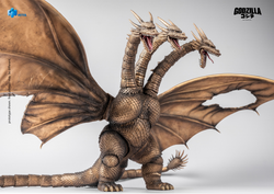 EXQUISITE BASIC SERIES NONE SCALE 10 INCH GODZILLA VS. KING GHIDORAH KING GHIDORAH BATTLE DAMAGED VER. ACTION FIGURE