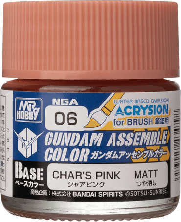 GUNDAM ASSEMBLE COLOR CHAR'S PINK