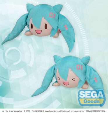 NESOBERI (LAY-DOWN) HATSUNE MIKU SERIES M PLUSH HATSUNE MIKU ~LIVE CHEERING~