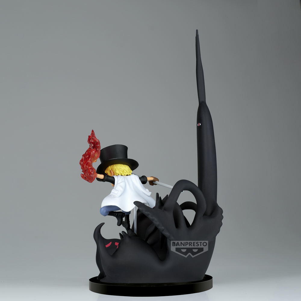 SABO VS FIVE ELDERS & IMU "ONE PIECE", BANPRESTO WORLD COLLECTABLE FIGURE SPECIAL
