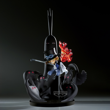 SABO VS FIVE ELDERS & IMU "ONE PIECE", BANPRESTO WORLD COLLECTABLE FIGURE SPECIAL