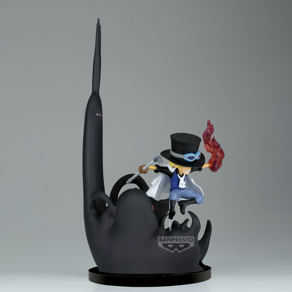 SABO VS FIVE ELDERS & IMU "ONE PIECE", BANPRESTO WORLD COLLECTABLE FIGURE SPECIAL