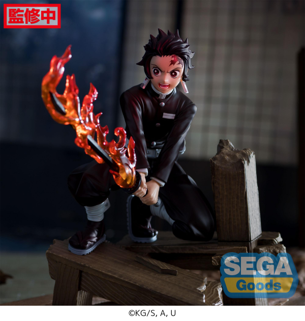 XROSS LINK ANIME "DEMON SLAYER: KIMETSU NO YAIBA" FIGURE "TANJIRO KAMADO" -SWORDSMITH VILLAGE ARC-