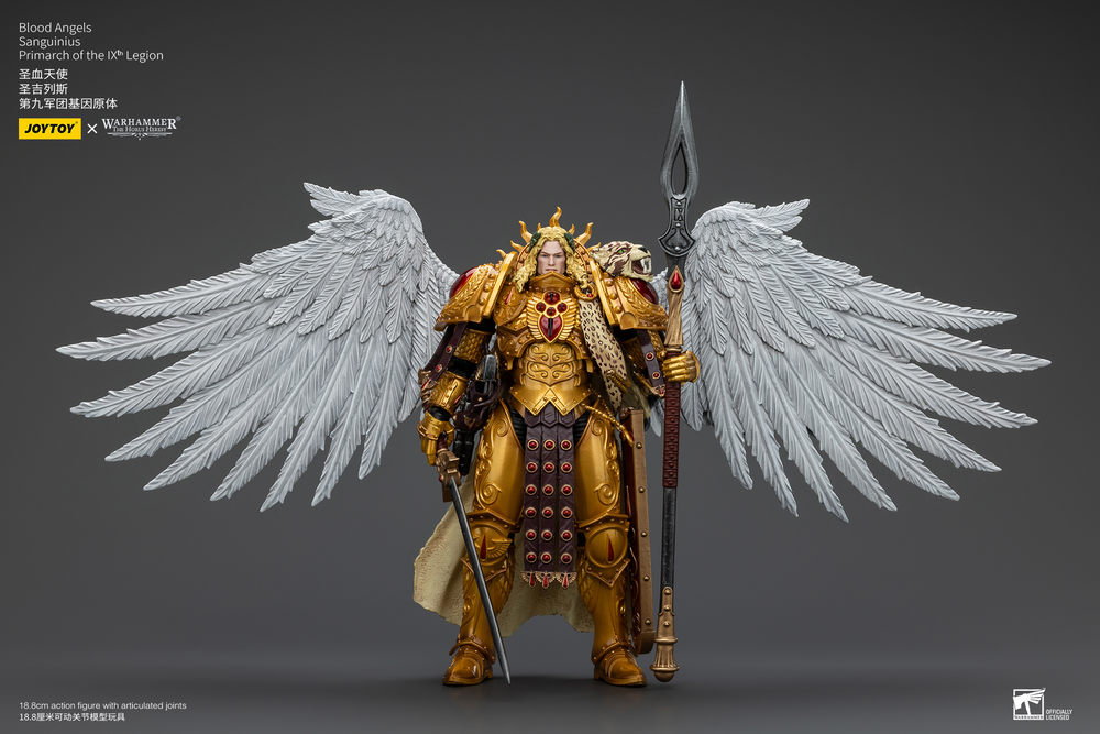 JOYTOY BLOOD ANGELS SANGUINIUS PRIMARCH OF THE IXTH LEGION