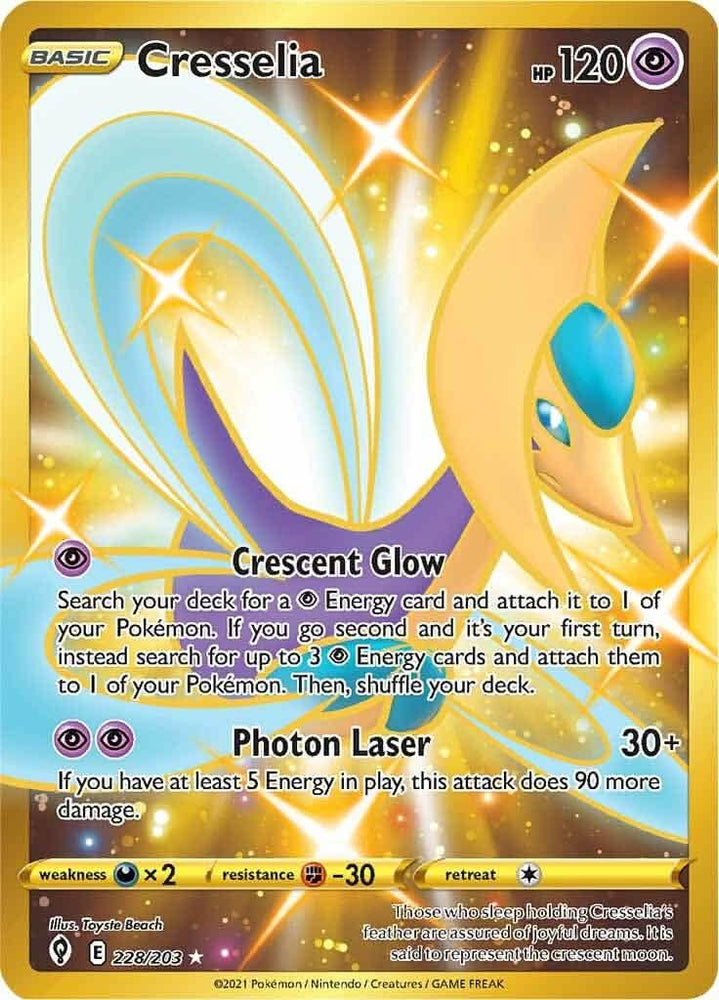 Cresselia (228/203) [Sword & Shield: Evolving Skies]