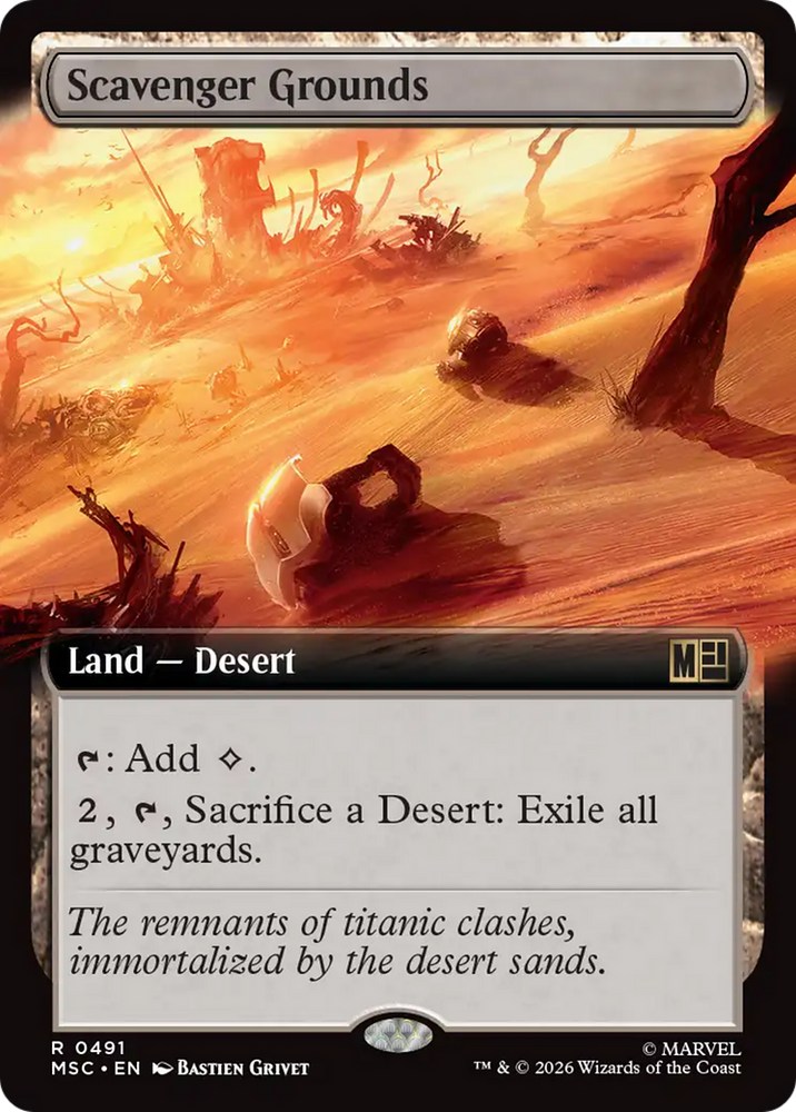 Scavenger Grounds (Extended Art) [Marvel Super Heroes Commander]