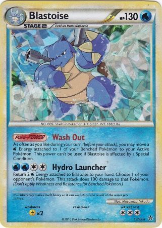 Blastoise (13/95) (Cracked Ice Holo) [HeartGold & SoulSilver: Unleashed]