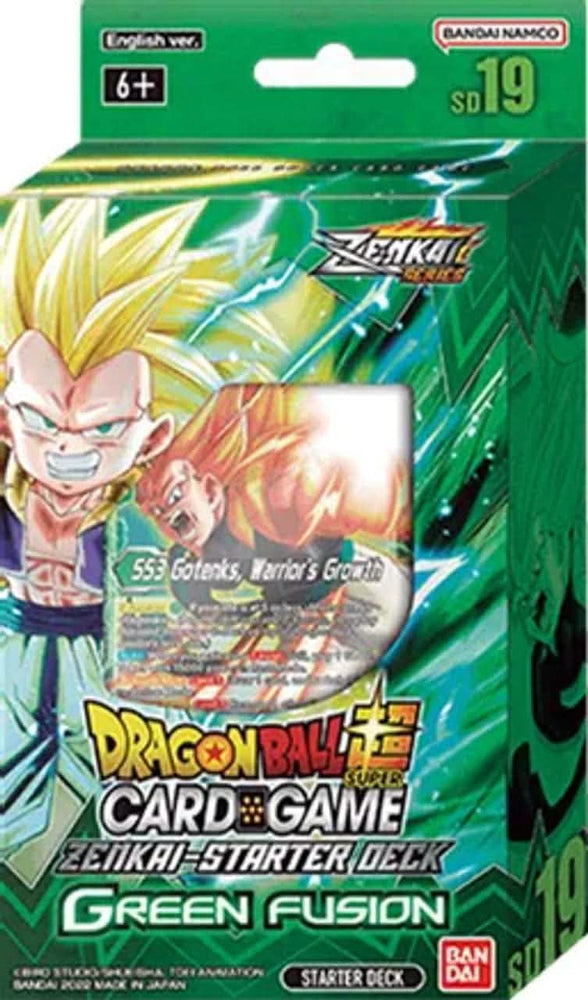 DBS ZENKAI SERIES 1 STARTER DECK 3 Green