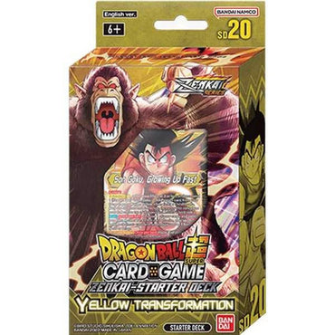 DBS ZENKAI SERIES 1 STARTER DECK 4 Yellow
