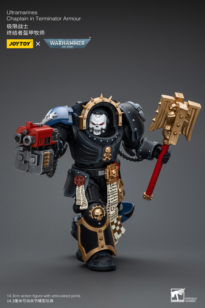 JOYTOY ULTRAMARINES CHAPLAIN IN TERMINATOR ARMOUR
