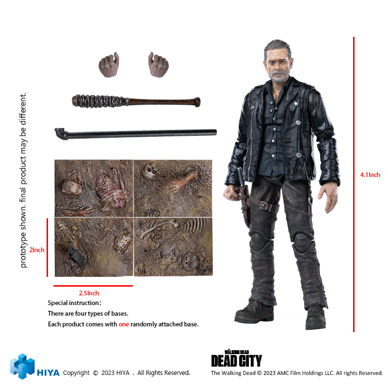 EXQUISITE MINI SERIES 1/18 SCALE THE WALKING DEAD: DEAD CITY NEGAN