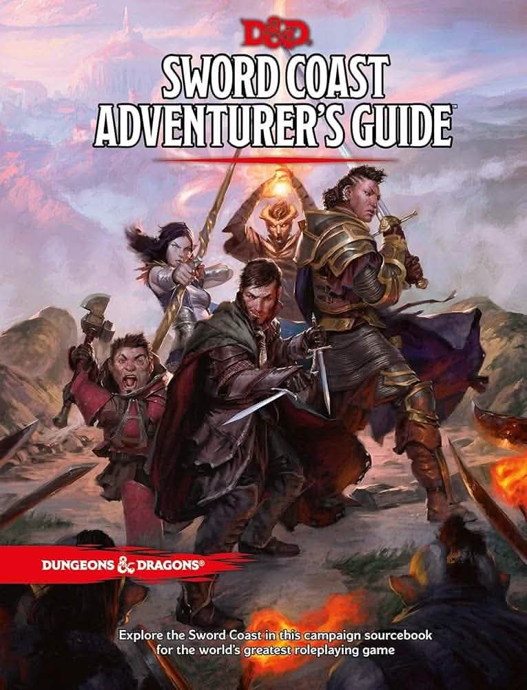 DND RPG SWORD COAST ADVENTURER'S GUIDE