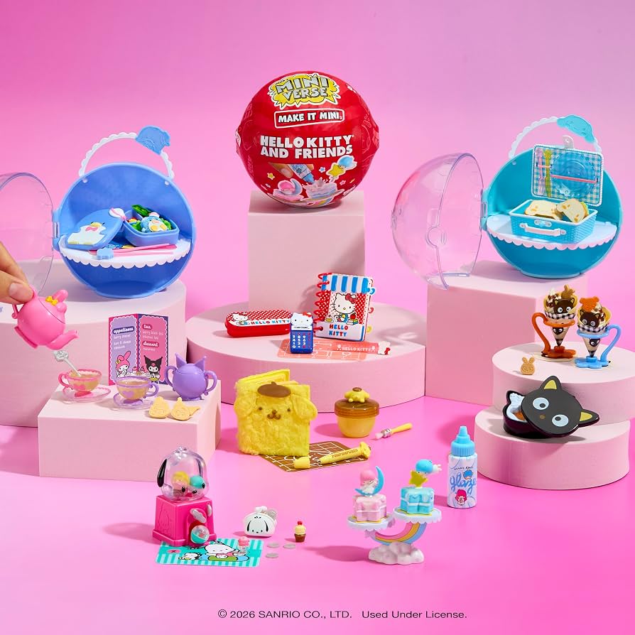 MGAS MINIVERSE MAKE IT MINI SANRIO HELLO KITTY S4 BLIND BOX