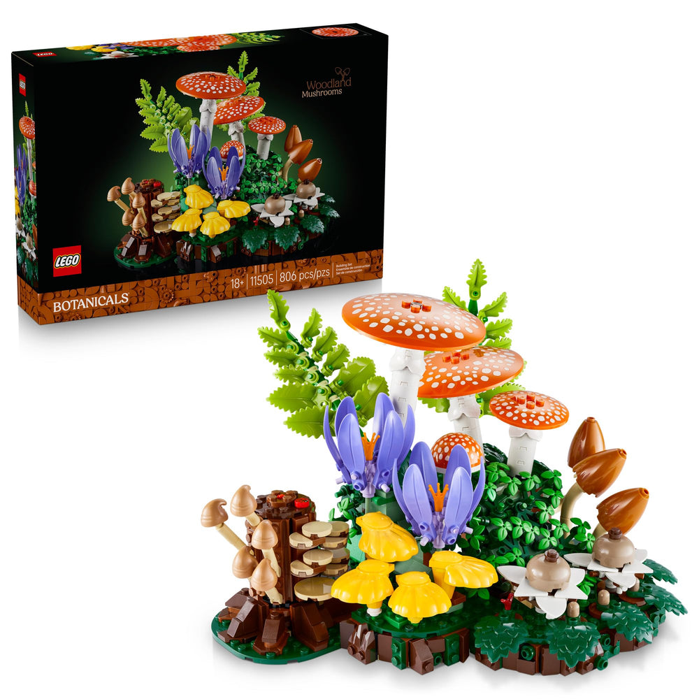 LEGO 11505 - BOTANICAL COLLECTION - WOODLAND MUSHROOMS - 806PCS