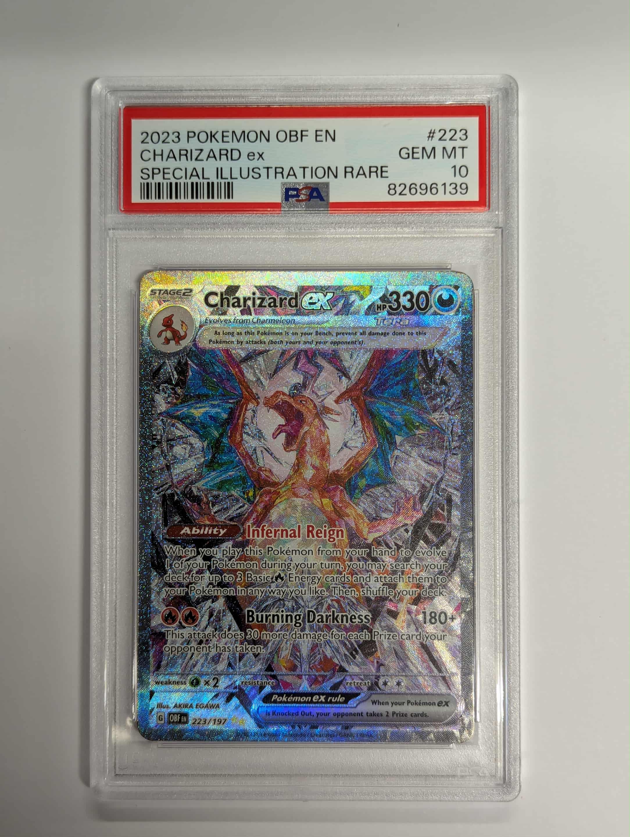 Charizard ex (223/197) Graded PSA 10