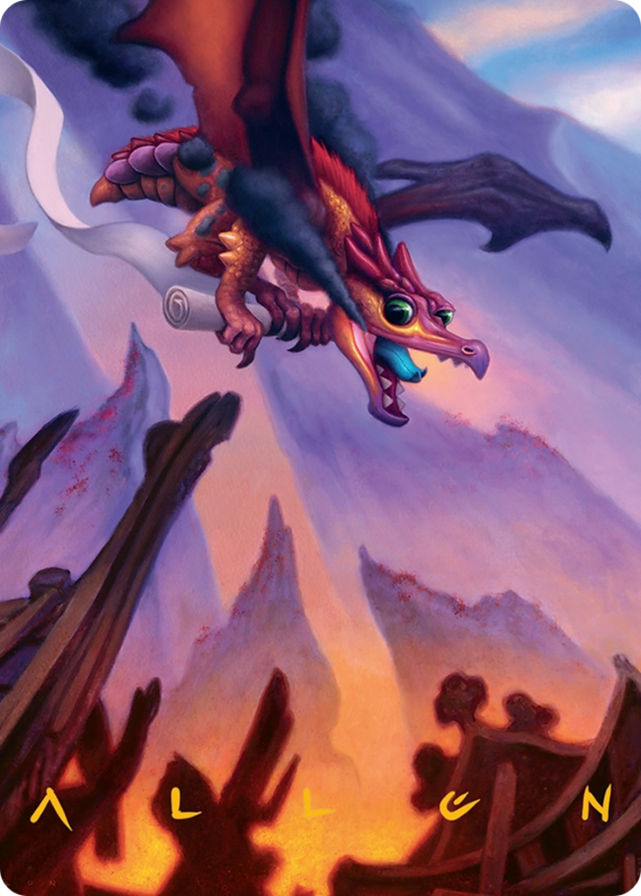 Scavenger Regent Art Card (45/54) [Tarkir: Dragonstorm Art Series]