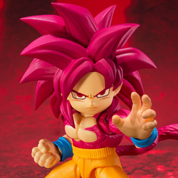 SUPER SAIYAN 4 SON GOKU (MINI) -DAIMA- "DRAGON BALL -DAIMA-", TAMASHII NATIONS S.H.FIGUARTS (P-BANDAI EXCLUSIVE)