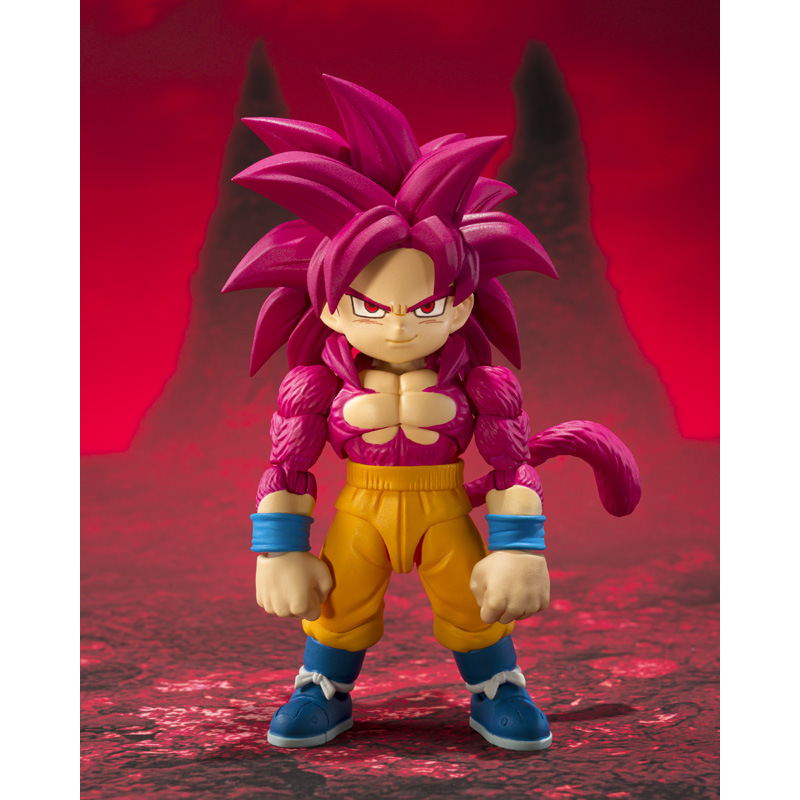 SUPER SAIYAN 4 SON GOKU (MINI) -DAIMA- "DRAGON BALL -DAIMA-", TAMASHII NATIONS S.H.FIGUARTS (P-BANDAI EXCLUSIVE)