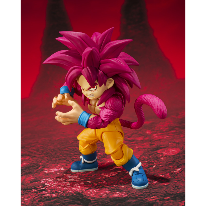 SUPER SAIYAN 4 SON GOKU (MINI) -DAIMA- "DRAGON BALL -DAIMA-", TAMASHII NATIONS S.H.FIGUARTS (P-BANDAI EXCLUSIVE)